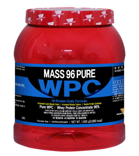 매스96 퓨어 WPC WPI WPH WPIH 단백질 보충제 초코맛 1KG