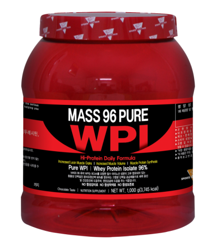 매스96 퓨어 WPC WPI WPH WPIH 단백질 보충제 초코맛 1KG