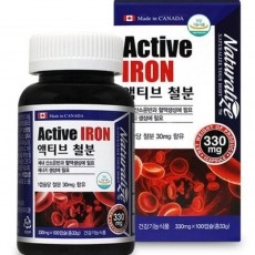 액티브 철분 임산부 여성 건강식품 100캡슐 3개월분