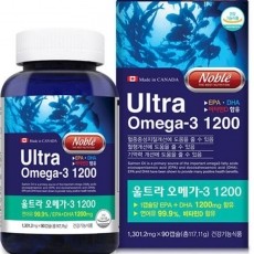 울트라 오메가3 영양제 비타민D 함유 90캡슐 3개월분