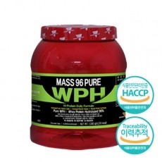 매스96 퓨어라인 천연감미료 가수분해 유청단백질 WPH 프로틴 헬스보충제 초코맛 1KG