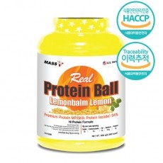 리얼 프로틴 볼 단백질 과자 시리얼 간식 헬스 보충제 650g 레몬맛